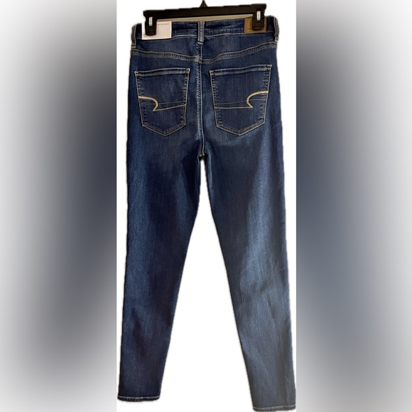 🔥 AEO | Ne(x)t Level Stretch Monaco Blue Highest Rise Jegging 8/29 Regular - Picture 2 of 7